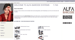 Desktop Screenshot of alfa-barcode.at